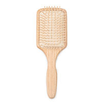 Natural Wooden Paddle Brush Eco-Friendly Wooden Boar Bristle Hair brush
