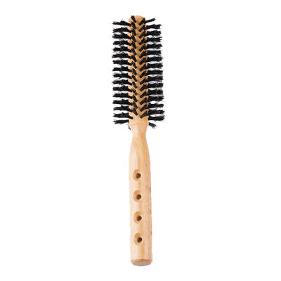 Boar Bristle Hair Brush With Natural Wooden Handle
