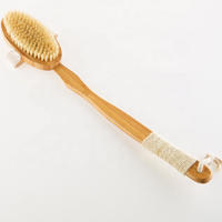 Natural Bristle Dry Skin Body Brush