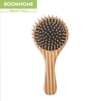 Custom Logo Round Bamboo Round Hair Brush