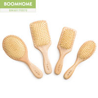Professional Eco-friendly Hair Brush Wood Round For Private Labels