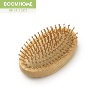 Personalized Wooden Hair Brush Round For Beauty Gift