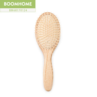 Anti-static Home Boar Hair Round Brush For Home Massage