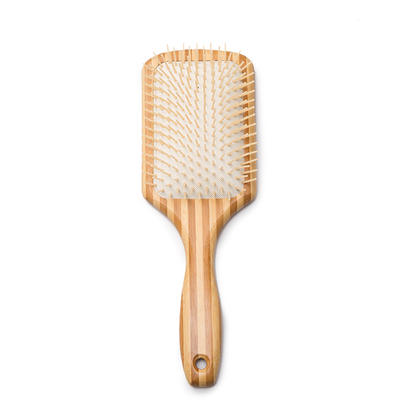 100% Pure Natural Two Color Bamboo Scalp Massage hair brushes private label