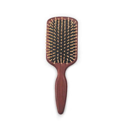 Natural Wooden Hair Brush Best Detangling Hairbrush with wooden bristles